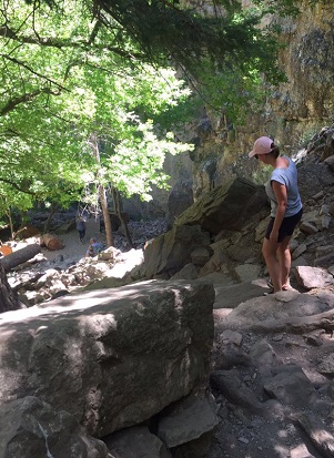 Hanging Lake Colorado - Naar beneden