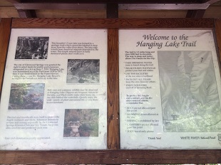 Hanging Lake Colorado - Start Trail