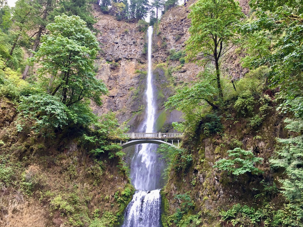 Voorbeeldroute Seattle - San Francisco - Multnomah Falls