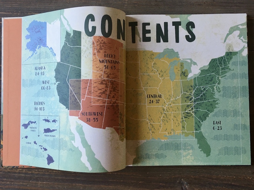 Boek National Parks of the U.S.A. - Contents