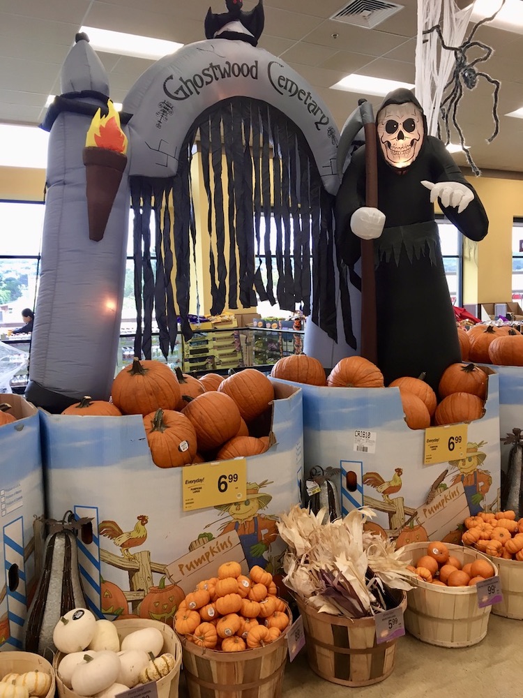 Halloween in Amerika - In de supermarkt